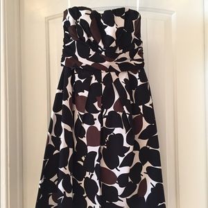 WHBM beautiful strapless midi dress